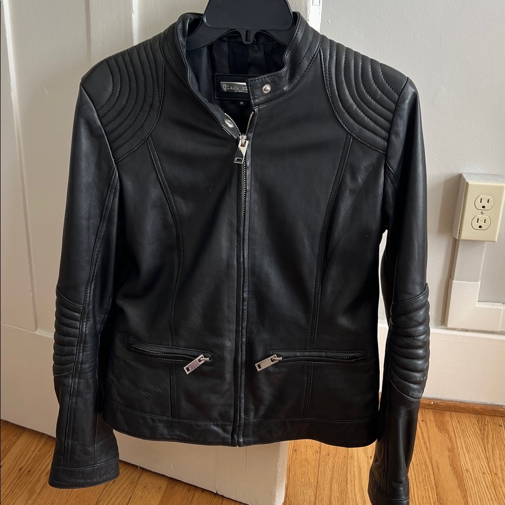 Black Rivet Leather Jacket